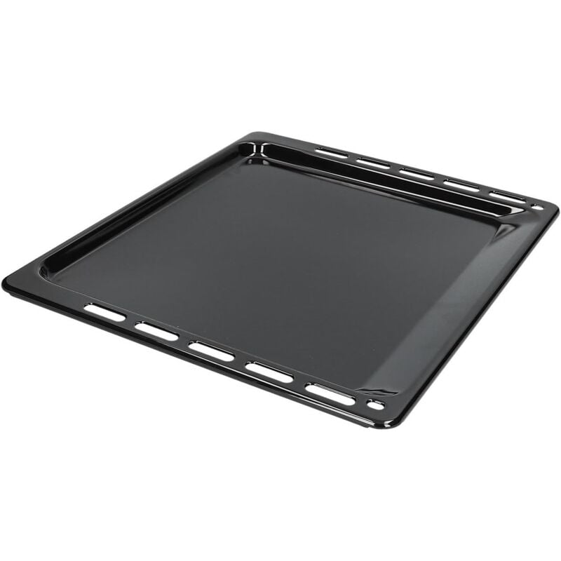 foto del prodotto teglia forno smaltata nera leccarda piastra whirlpool bauknecht 445x375x20mm