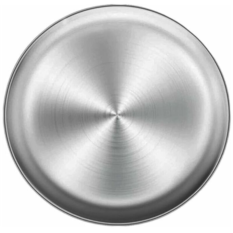 foto del prodotto teglia per pizza in acciaio inox, teglia rotonda per pizza, teglia per forno per pizza in acciaio inox, vassoio portaoggetti rotondo multifunzionale