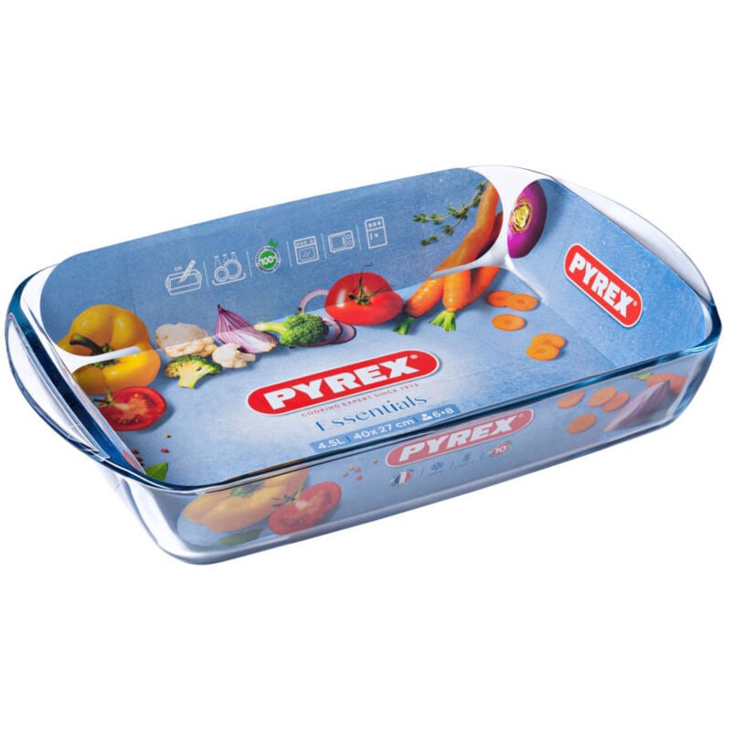 foto del prodotto teglia rett. pyrex 27x17 406b