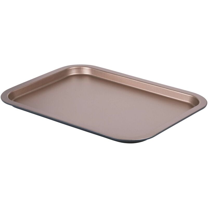 foto del prodotto teglia rettangolare bassa grigio gold 39x28x2 cm