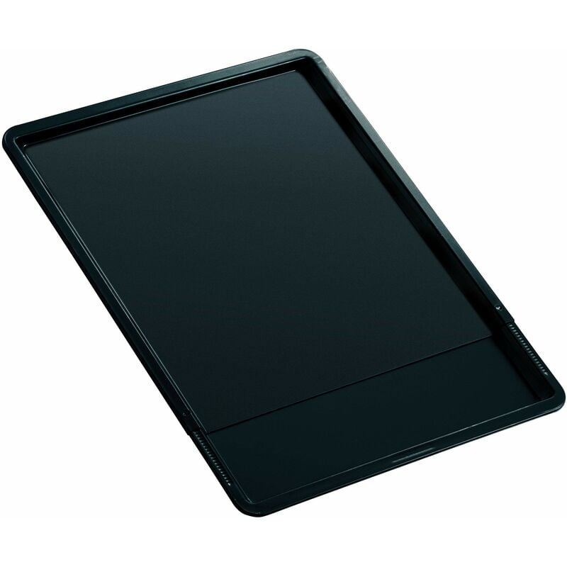 foto del prodotto teglia rettangolare estensibile 37 52x33cm, con sistema di bloccaggio automatico, per dolce e salato carbon steel con rivestimento antiaderente