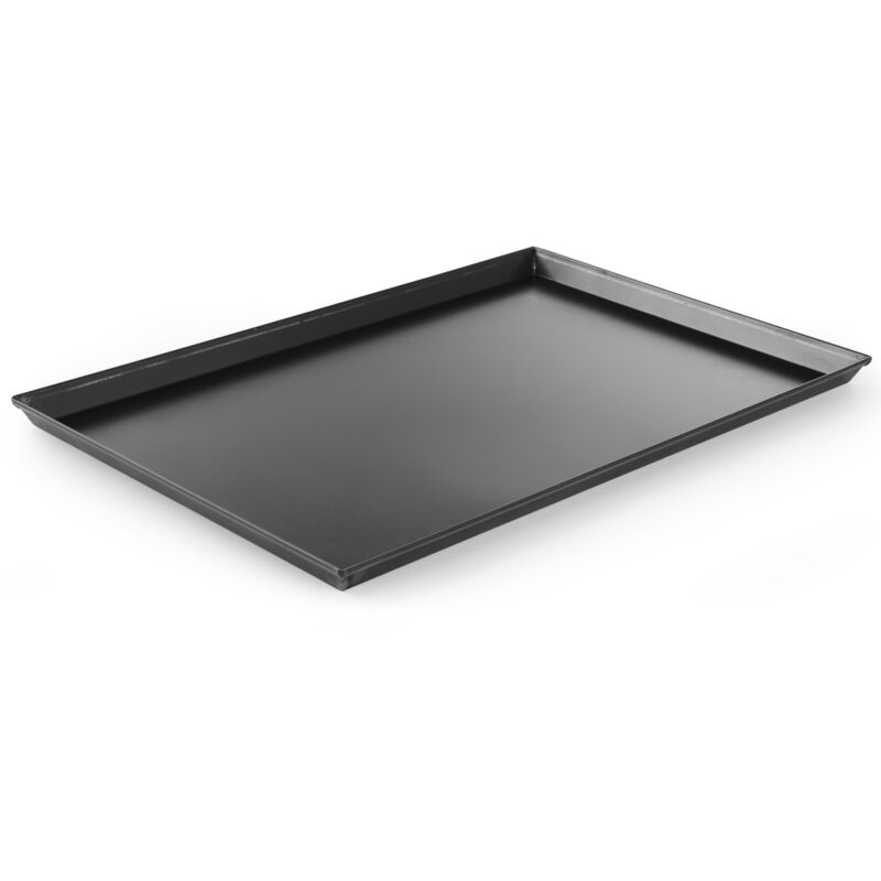 foto del prodotto teglia rettangolare per pizza 600x400x25 mm - hendi 808276