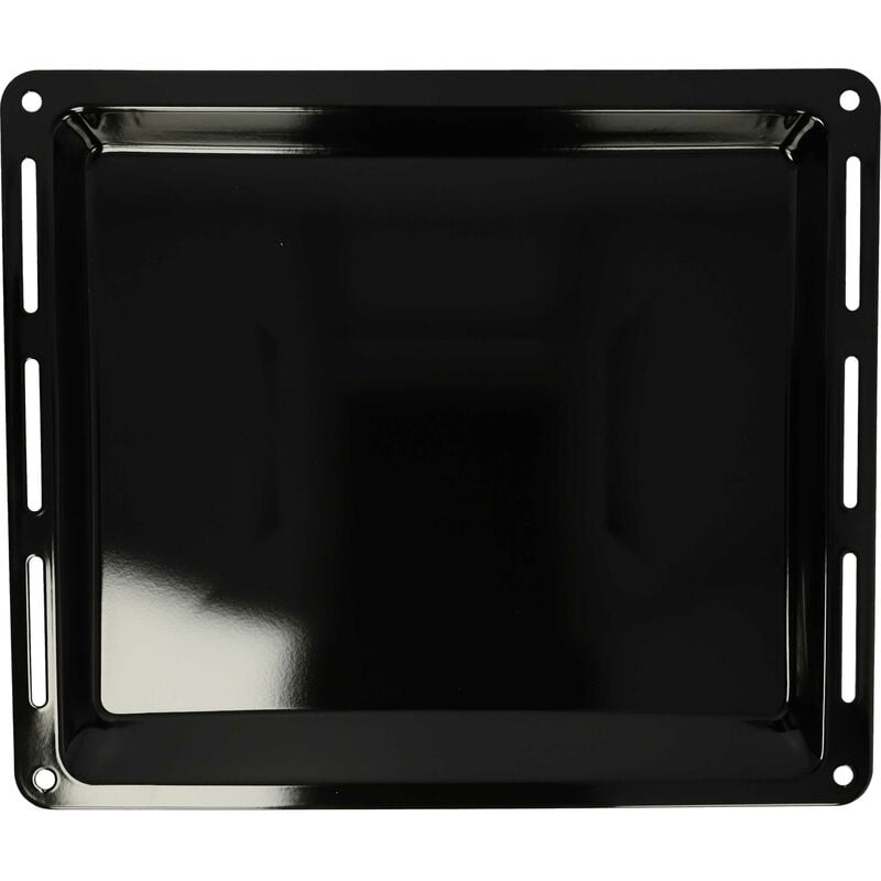 foto del prodotto teglia sostituisce whirlpool 481010640958, 481010657929 per forno 44,5 x 37,5 x 3,5 cm, antiaderente, smaltata, nero vhbw