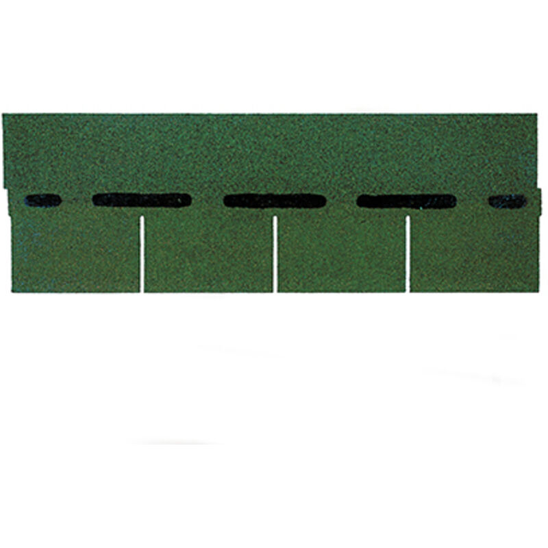 foto del prodotto tegole canadesi onduline bardoline rettangolari. dimensioni 100 x 34 cm. confezione da 2,32 mq. colore verde