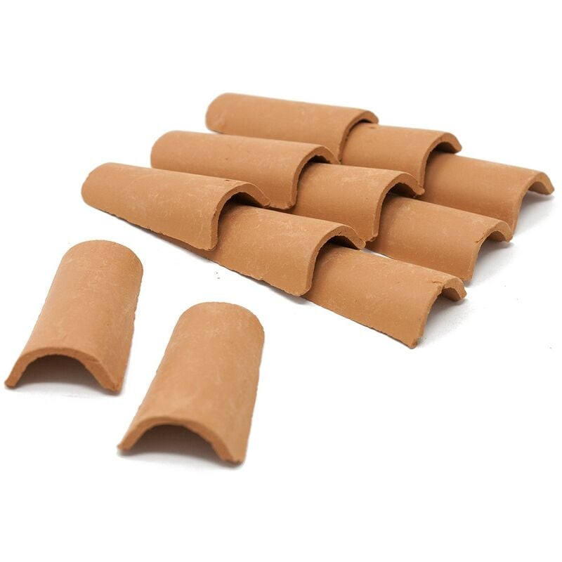 foto del prodotto tegole in terracotta per presepe 4,4 cm coppi 12 pz 6516