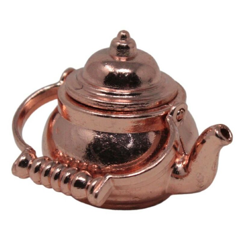 immagine 0 del prodotto teiera in metallo color rame miniature per presepe 86758