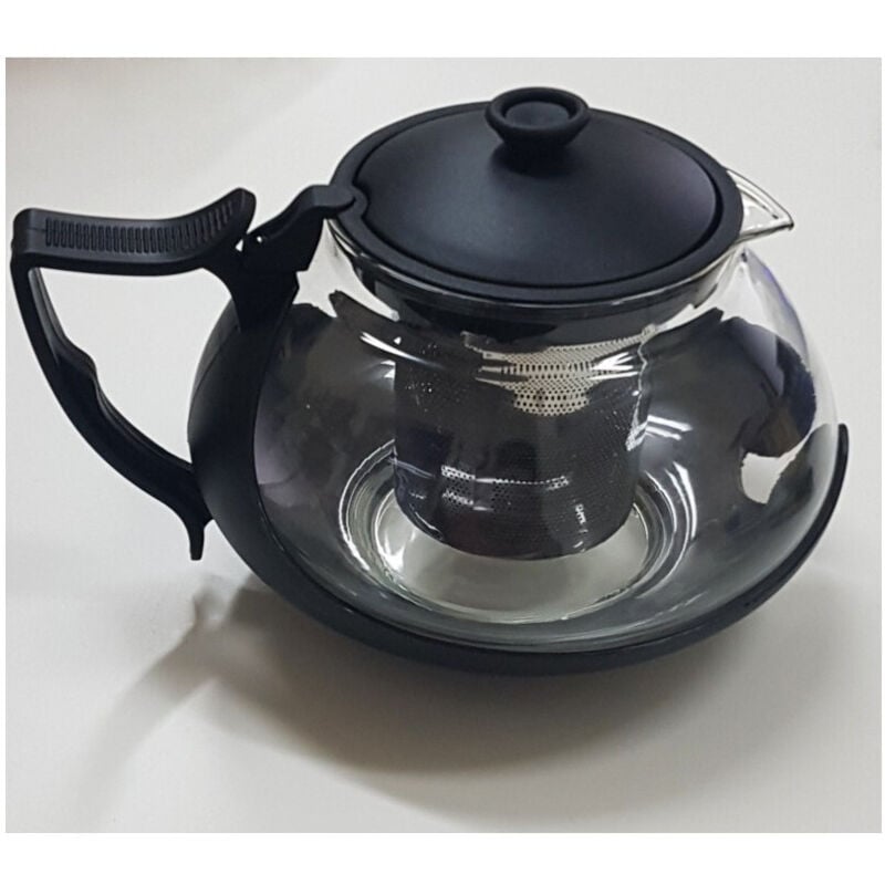 foto del prodotto teiera in vetro tisaniera tisana con filtro stantuffo removibile 750ml x infusi trade shop traesio