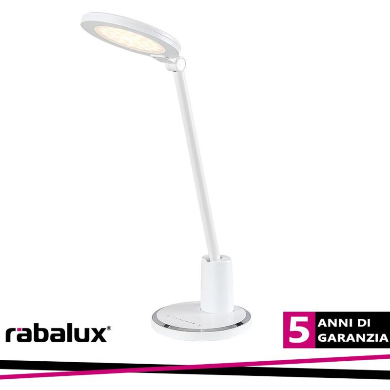 foto del prodotto tekla, metal led table lamp, white, built in led 10w 700lm d