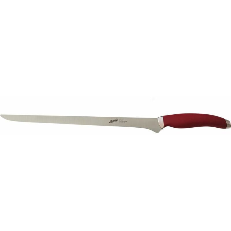 foto del prodotto teknica coltello prosciutto 28 cm rosso - berkel