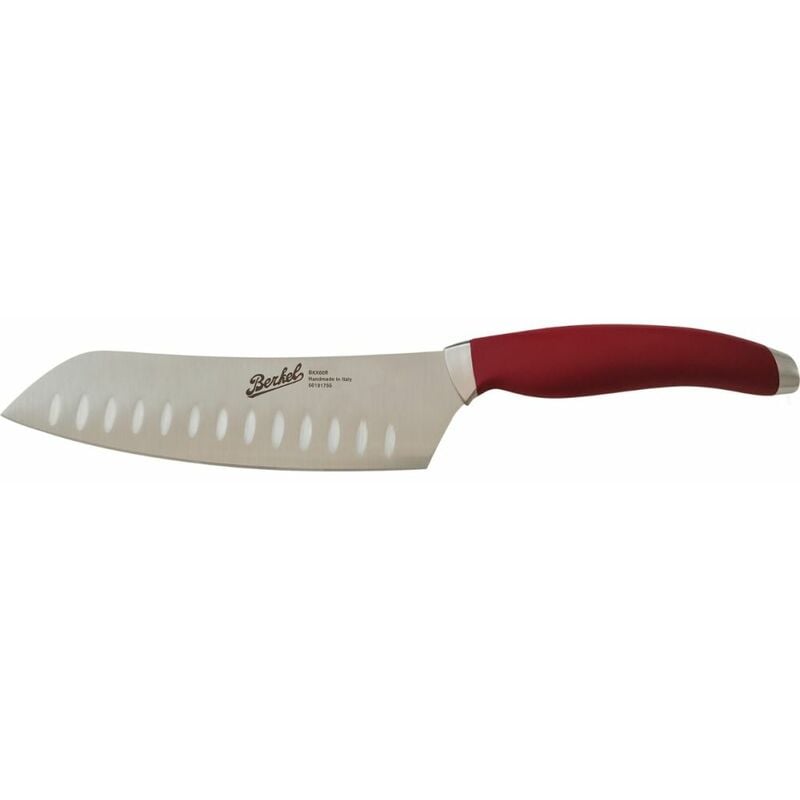 foto del prodotto teknica coltello santoku 17 cm rosso - berkel