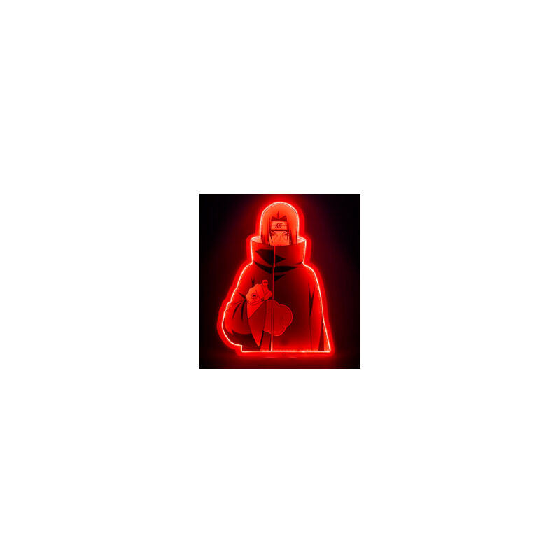 foto del prodotto teknofun itachi light up stile neon 40 cm one piece naruto shippuden