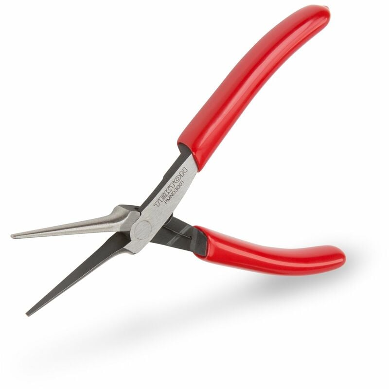foto del prodotto tekton mini pinze a becchi ad ago, ganasce lisce pmn03001