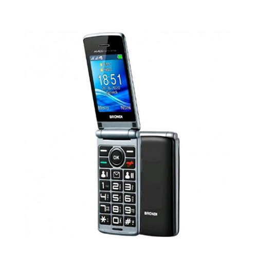 foto del prodotto tel. cell. brondi amico sincero black