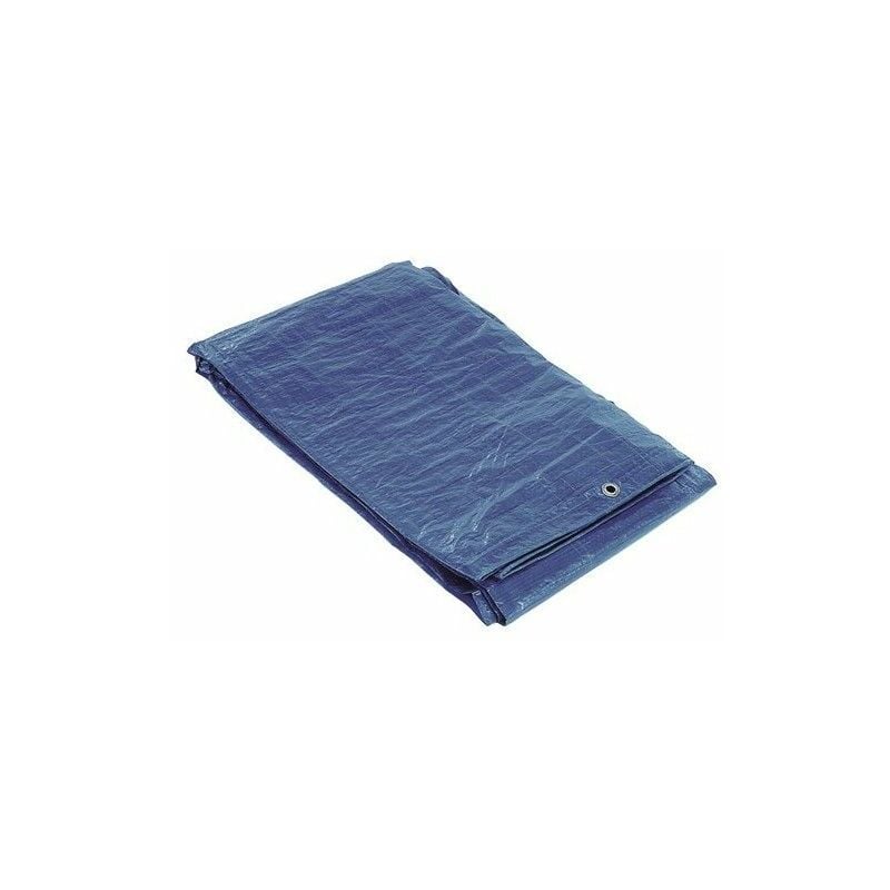 immagine 0 del prodotto tela impermeabile blu con occhielli in metallo 6 x 10 metri circa 