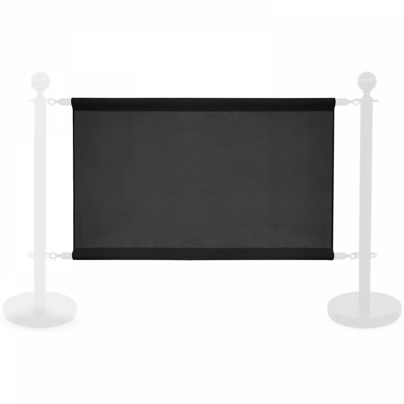 foto del prodotto tela nera per divisorio per terrazza 100x69cm