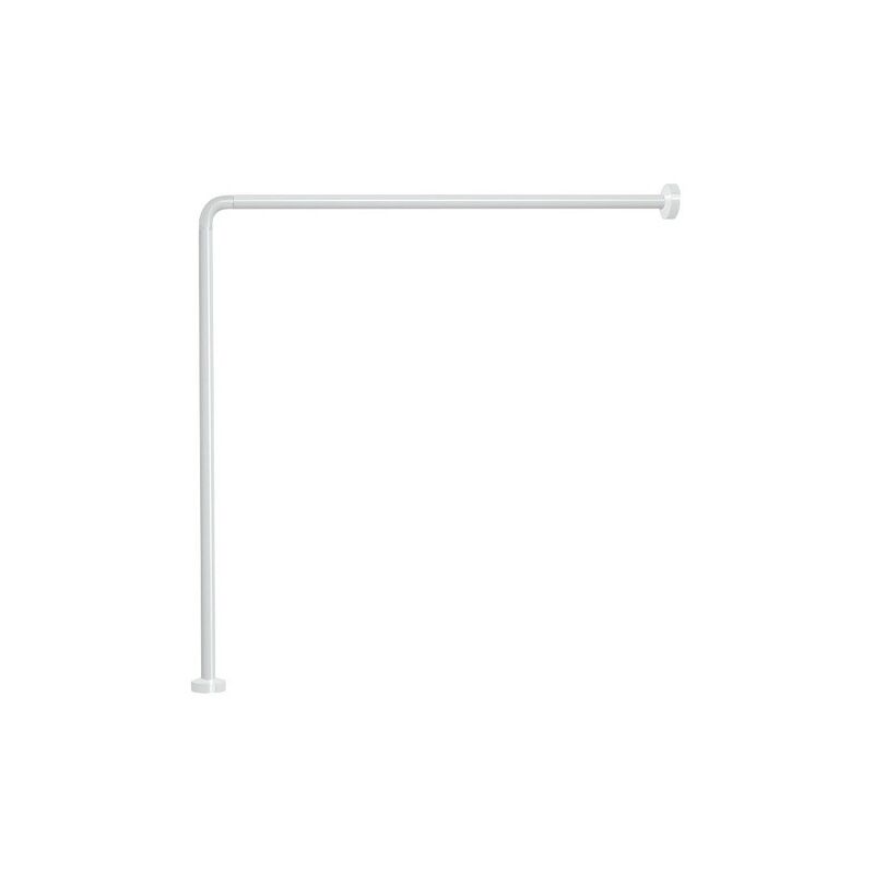 foto del prodotto telaio angolare in alluminio bianco 80x80