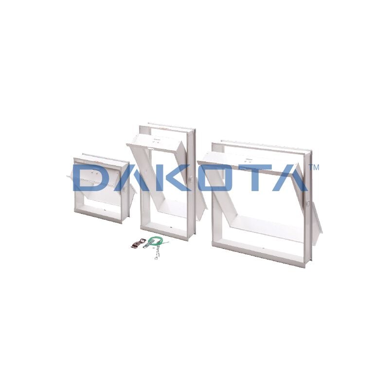 foto del prodotto telaio apribile per vetromattoni a 4 posti 390 x 390 x 80 mm