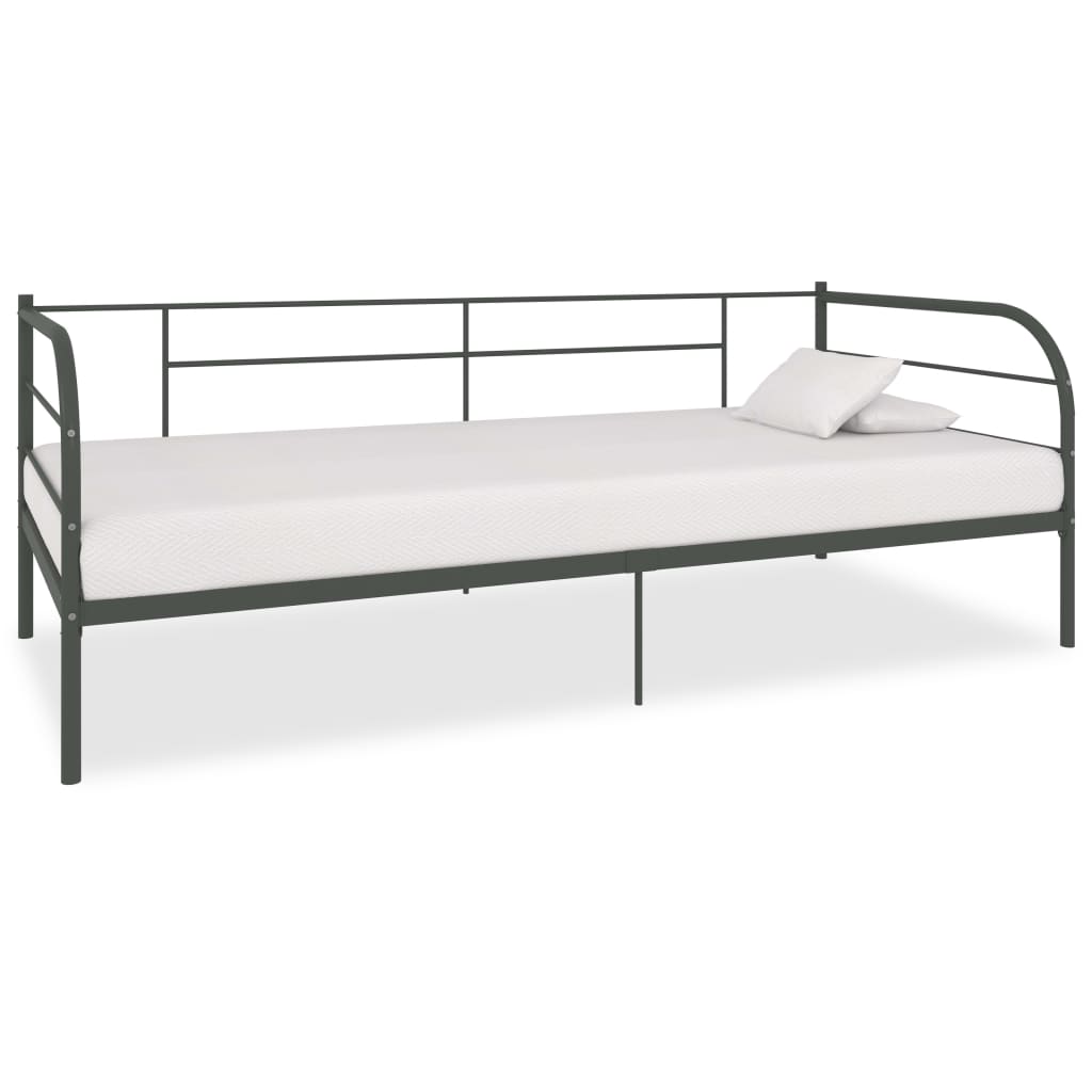 foto del prodotto telaio divano letto grigio in metallo 90x200 cm cod mxl 58186