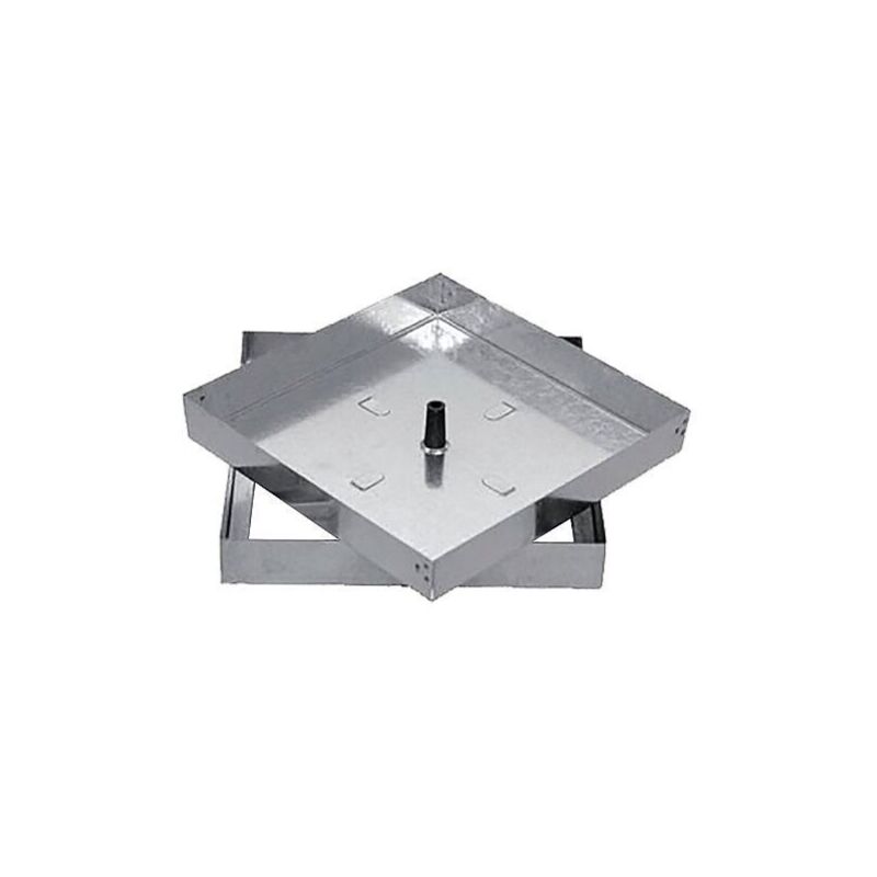 foto del prodotto telaio e sigillo leggero piastrelle portapavimento zincato 43x43 coperchio