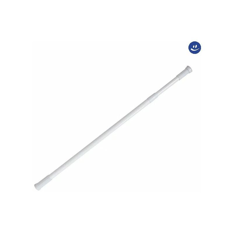foto del prodotto telaio estensibile per tenda doccia da 70 cm a 120 cm bianco