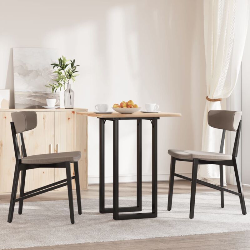 foto del prodotto telaio gambe a o per tavolo da pranzo 40x40x73 cm in acciaio vidaxl