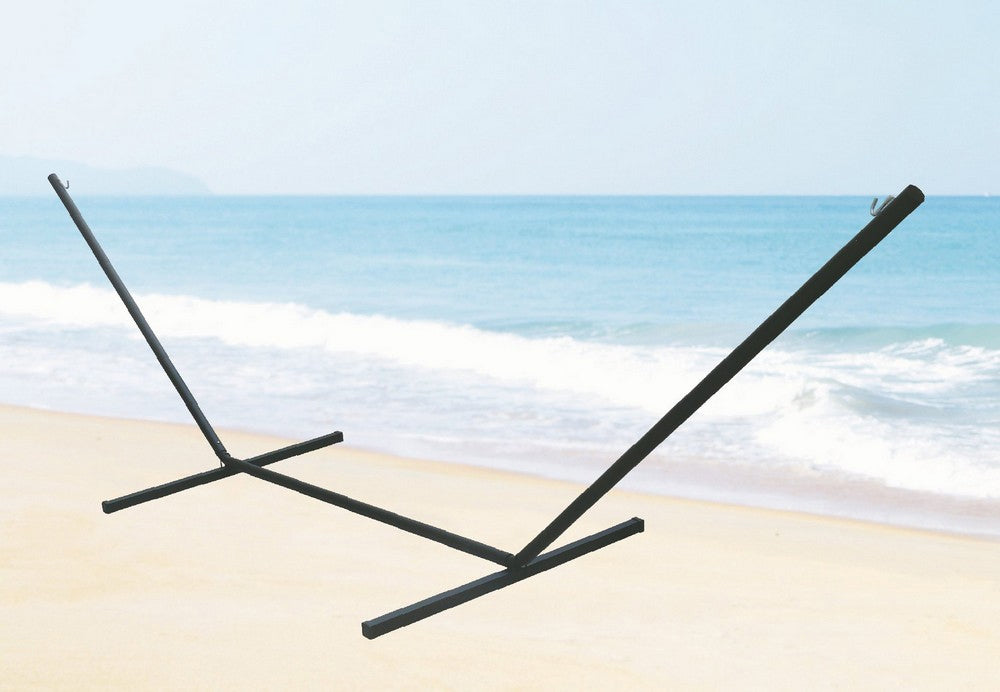foto del prodotto telaio per amache doppie in acciaio 456x122x137 cm bauer nera