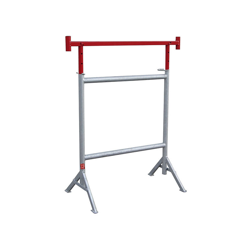 foto del prodotto telaio per ponteggio da muratore con piedi fissi 49 mm e testa articolata altezza regolabile da 1,21 a 2,12m 40348222