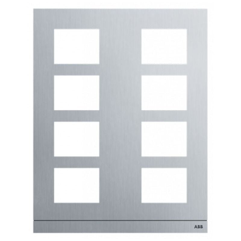 foto del prodotto telaio per pulsantiera esterna abb 8 moduli wlf308a 41398cf a wlf308a