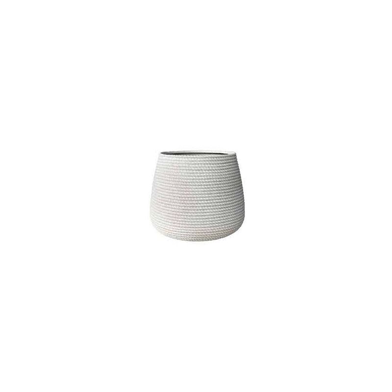 immagine 0 del prodotto telcom vaso portavaso in resina effetto corda conchino a campana bali 49x41 colore polvere