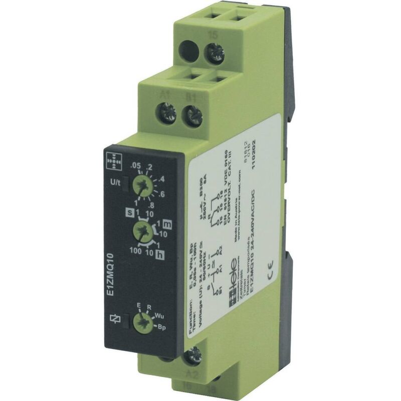 foto del prodotto tele 110202 e1zmq10 24 240vac dc rel temporizzato multifunzionale 1 pz. 1 scambio