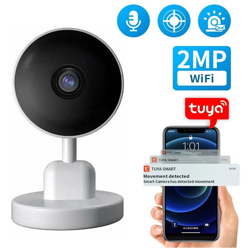 foto del prodotto telecamera ai smart wifi per interni 1080p 2.0 mp tuya
