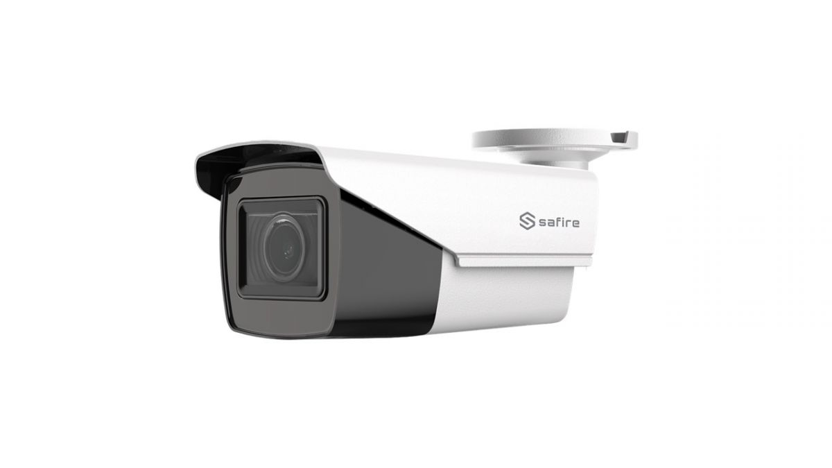 foto del prodotto telecamera bullet 5 mpx motorizzata hdtvi poc safire