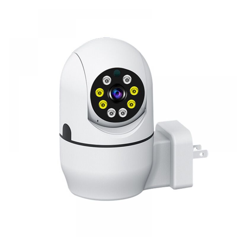 immagine 0 del prodotto telecamera di sicurezza domestica wireless telecamera ptz plug in a 360 telecamera wifi intelligente con faretto bianco e ir, audio bidirezionale,