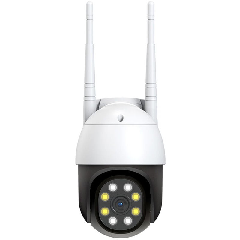 foto del prodotto telecamera di sicurezza esterna da 1 mp, cupola ptz wifi 720p, vista a 360 , visione notturna, audio a doppio canale, rilevamento del movimento,