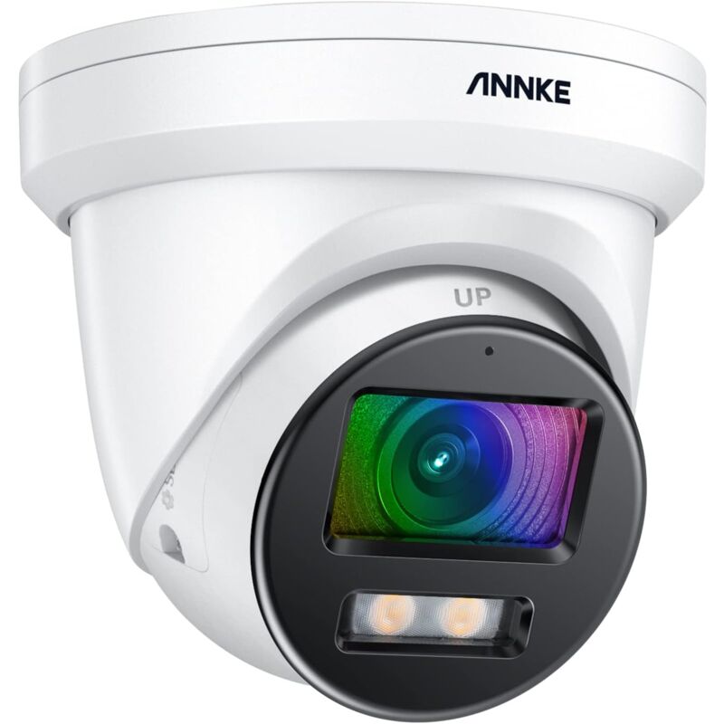 foto del prodotto telecamera di sicurezza ip poe da 4k ultra hd 8 mp per esterni, visione notturna a colori di ultima generazione, c impermeabile ip67 nc800 annke