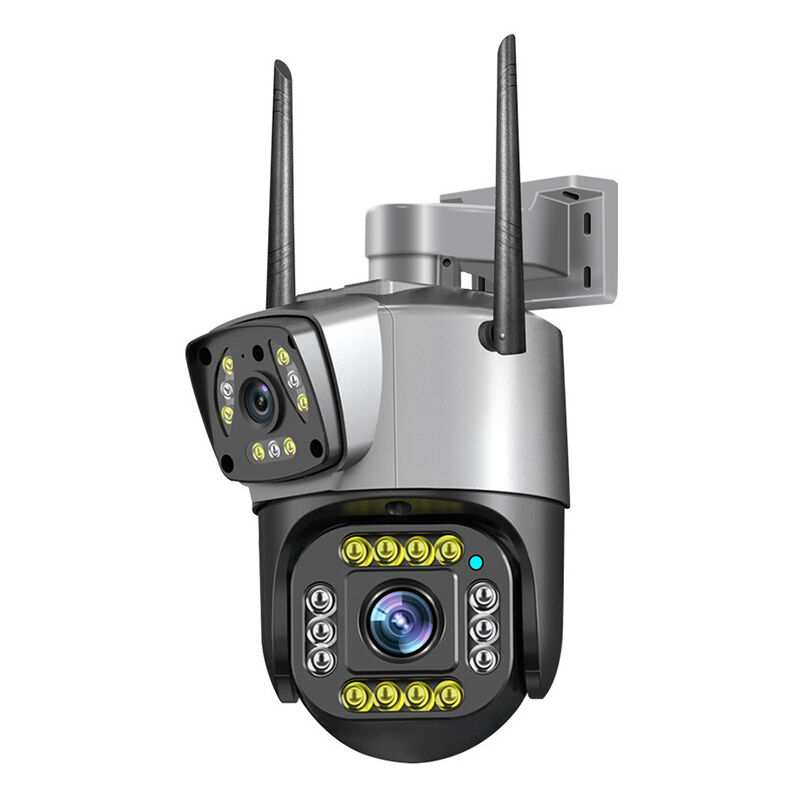 foto del prodotto telecamera di sorveglianza, telecamera di sorveglianza wifi esterna telecamera di sorveglianza wireless wifi esterna, impermeabile, con visione