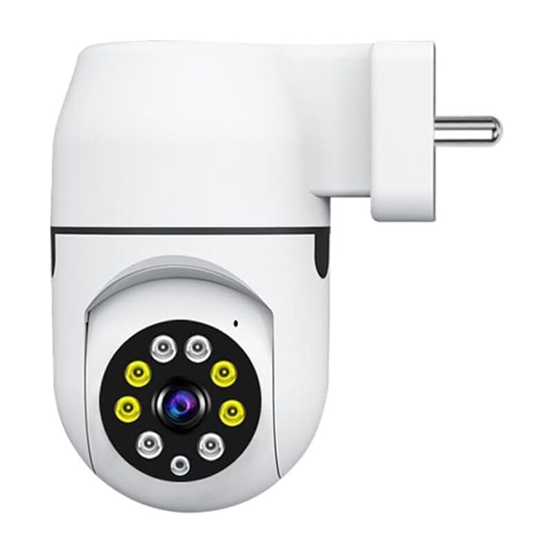 foto del prodotto telecamera di sorveglianza wifi per interni 2k, telecamera di sorveglianza wireless per interni 3mp, telecamera ptz plug play a 360 gradi,