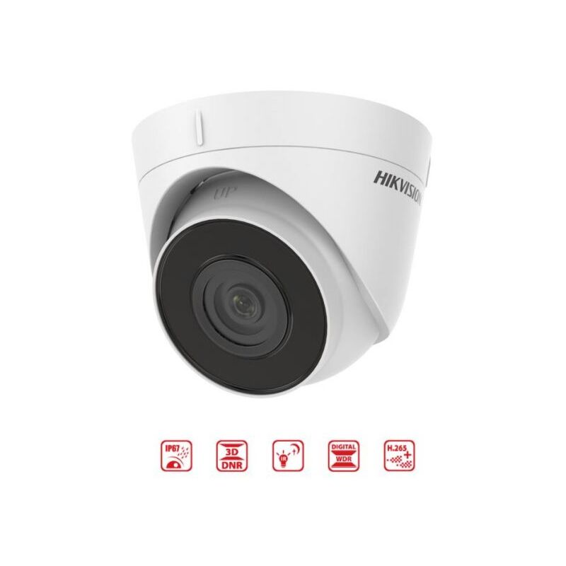 foto del prodotto telecamera dome turret ip 2mp 2,8mm audio microfono ip67 ir30 rilevazione movimento 2.0 hikvision