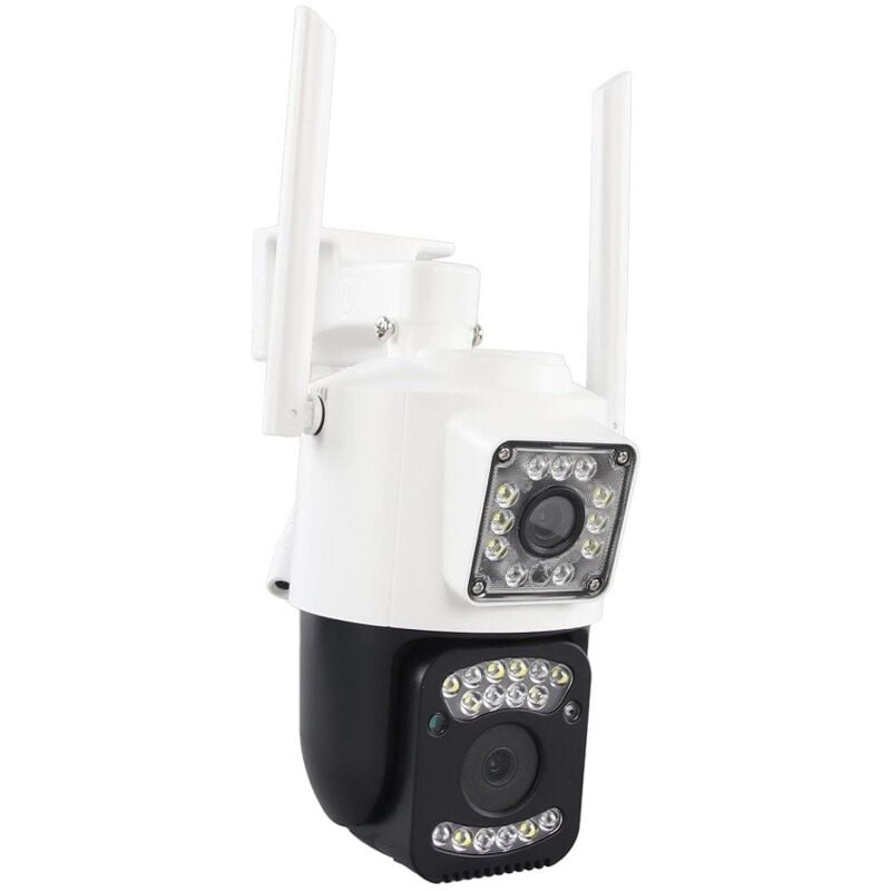 foto del prodotto telecamera ip wifi con doppio obiettivo 2mp 1080p infrarossi ip65 bd jq918ah