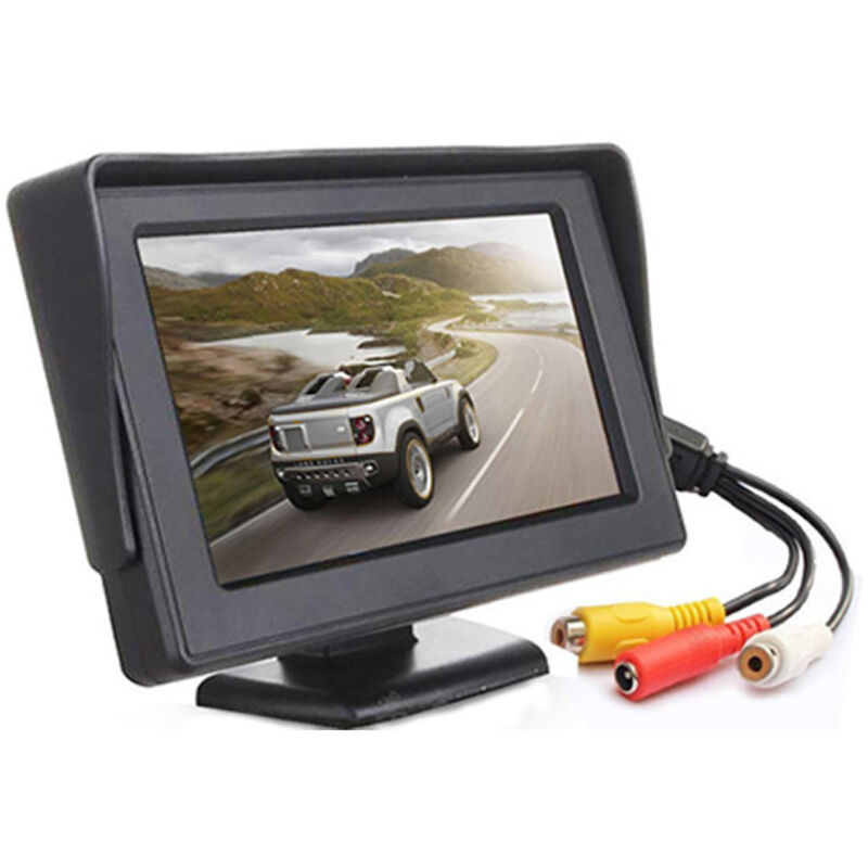 foto del prodotto telecamera posteriore per auto, lcd da 4,3 pollici, adatta per camper auto camion furgone pickup camper lablanc