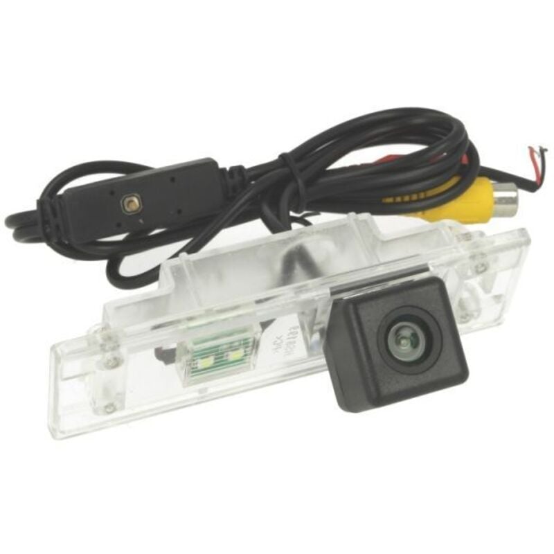 foto del prodotto telecamera posteriore per luce targa specifica bmw 120i linea guida effetto specchio selezionabile luce led inclusa