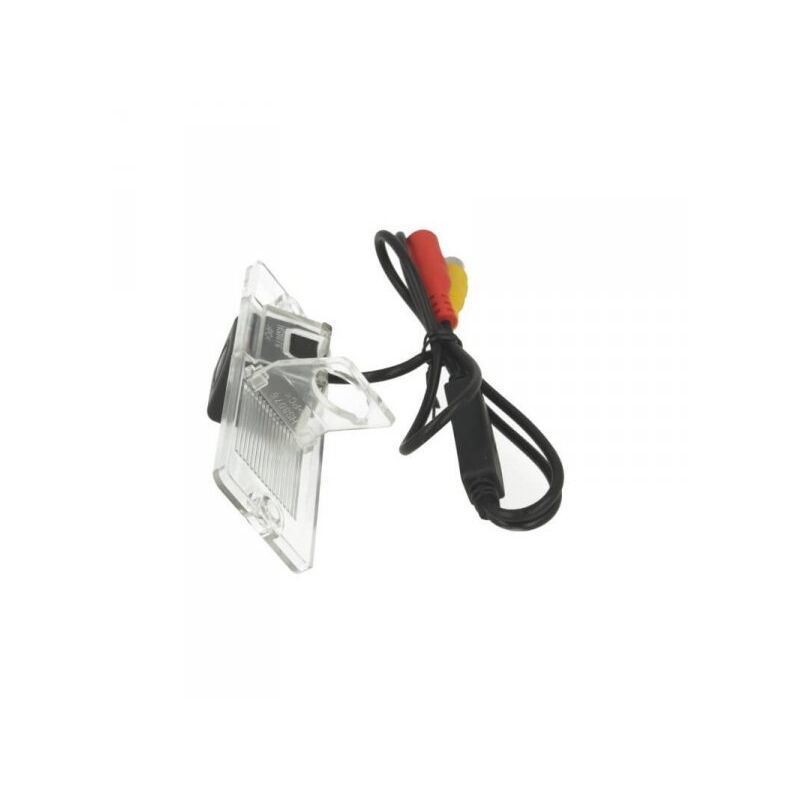 foto del prodotto telecamera posteriore per luce targa specifica mitsubishi pajero 2009 2012 linea guida effetto specchio selezionabile