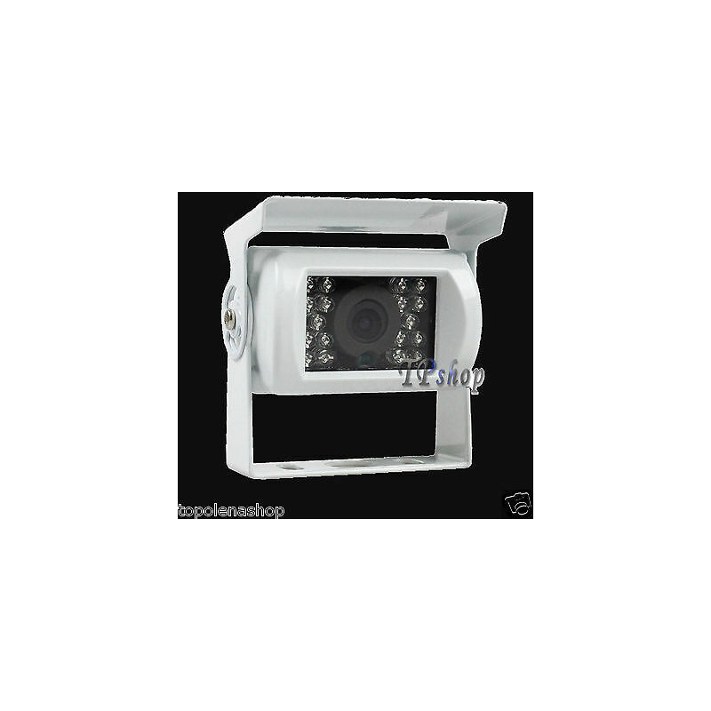 foto del prodotto telecamera retromarcia 18 led infrarossi colori camper auto 2.8mm 1000tvl