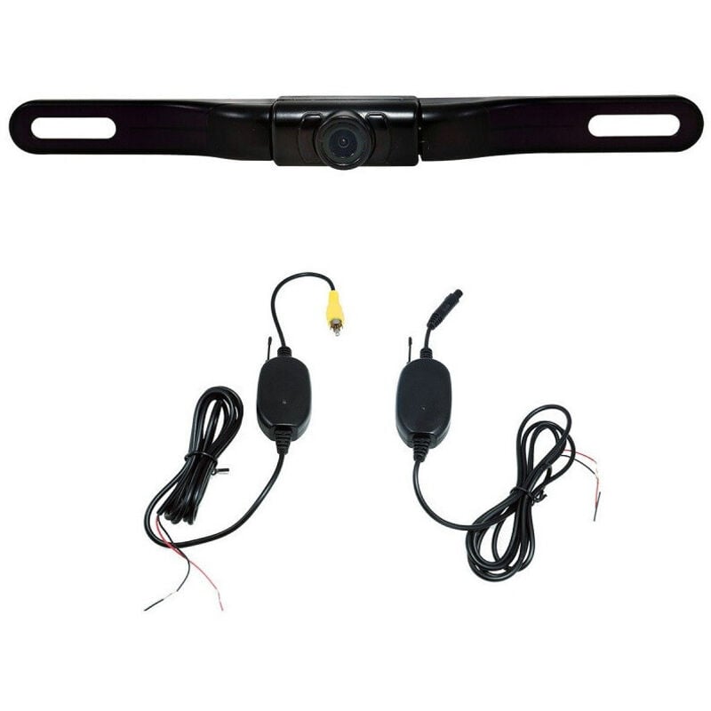 foto del prodotto telecamera retromarcia wireless auto camper 5led con infrarossi retrocamera auto - - trade shop traesio