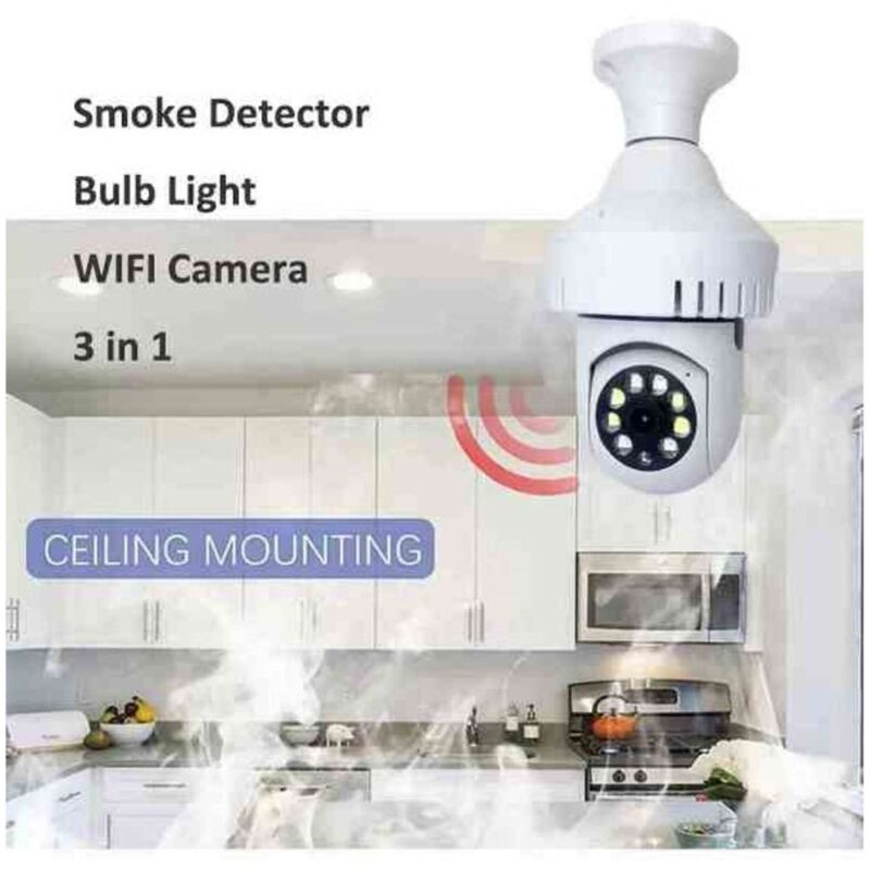 foto del prodotto telecamera sorveglianza ip tc 4019 smoke rilevatore fumo