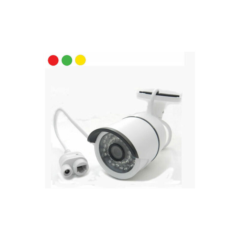foto del prodotto telecamera videosorveglianza ip cam 720p lan 35 led ir p2p infrarossi ahd 2096
