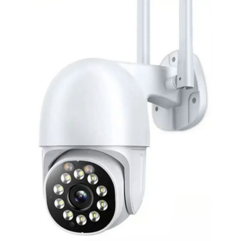 foto del prodotto telecamera videosorveglianza wifi 12 led sorveglianza 3.6mm 2 antenne