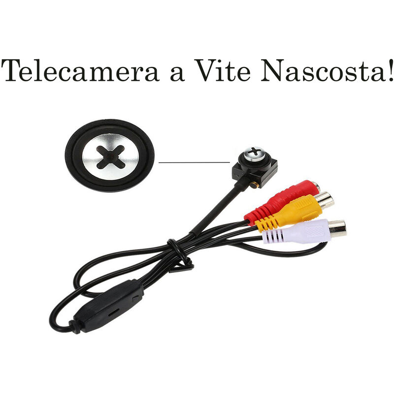 foto del prodotto telecamera vite micro 202d sicurezza videosorveglianza microfono ahd