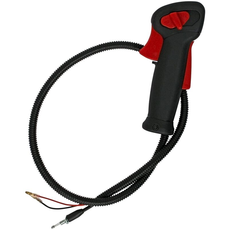 foto del prodotto telecomando acceleratore completo 22 mm per decespugliatore, kpaclr nero e arancione kawapower