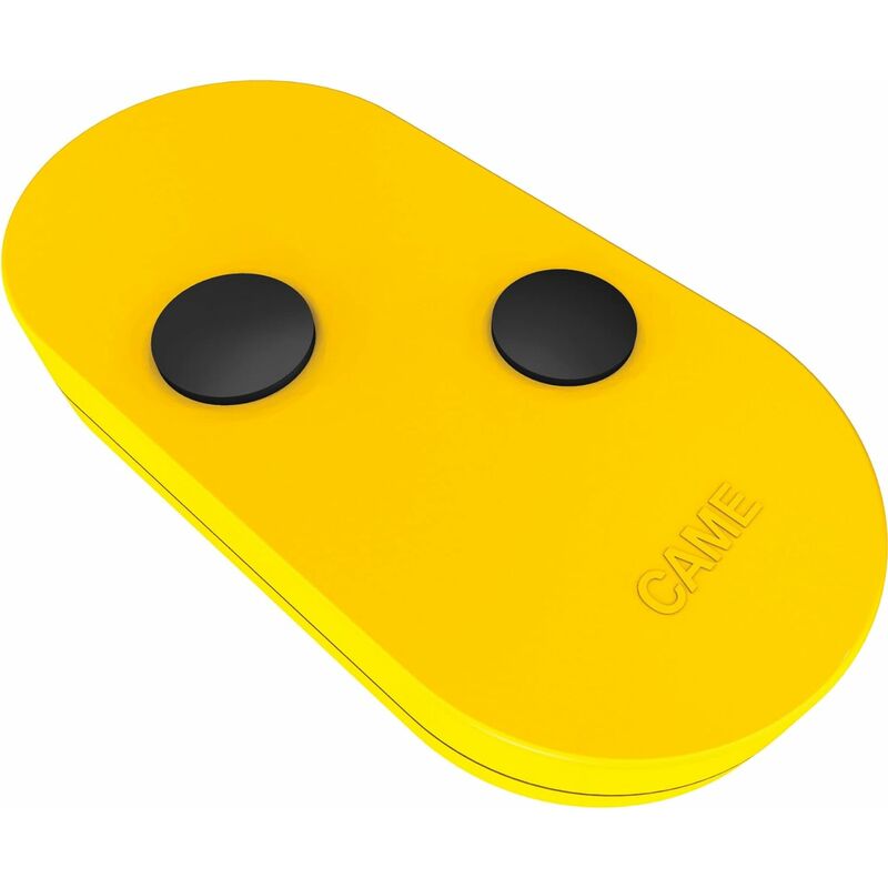 foto del prodotto telecomando apri cancello came topd2fys giallo 2 ch dual frequency 433 868mhz